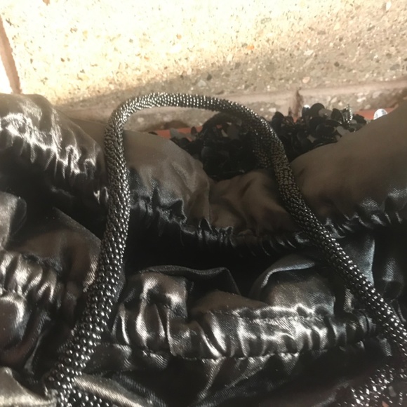 Thrashed Black Handbag Lightly Used Very Cute - Picture 4 of 6